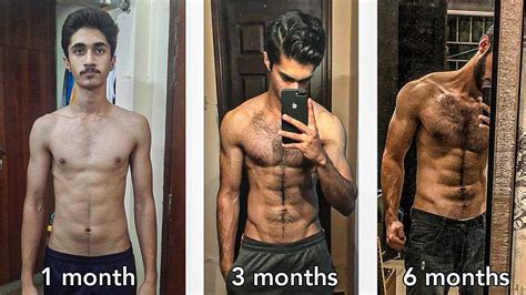 1 month gym transformation skinny|steps from skinny to muscular.